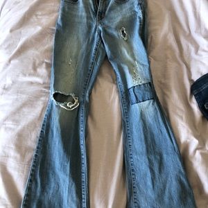 Levis flared jeans